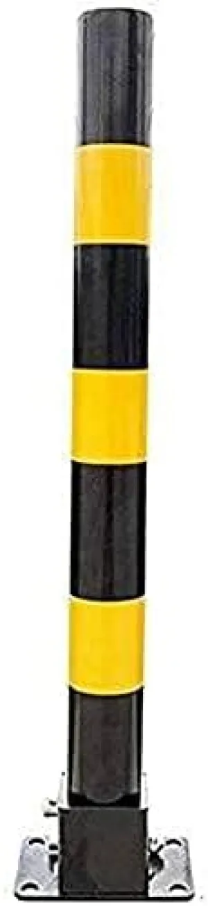 Parking Latch Parking Barriers Parking Hinge Pillar Column High Visibility Yellow Red Reflective Parking Rod Roadway Column Column Bollard