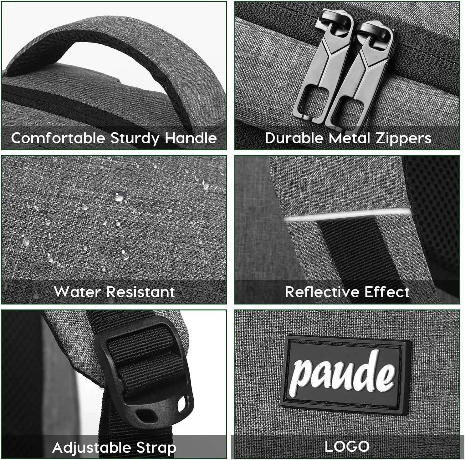 Paude Travel Backpack for Men and Women,17.3 inch School Backpack for Teens,Laptop Backpack with USB Charging port for Business College Trip