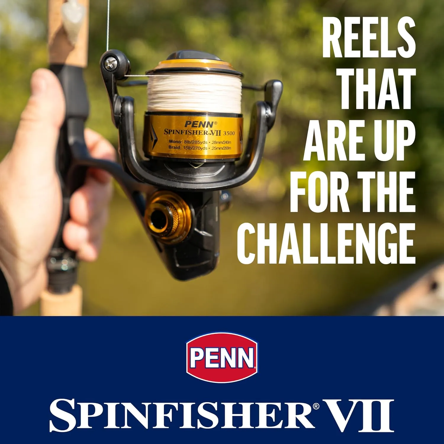 PENN Spinfisher VII Spinning Reel and Fishing Rod Combo