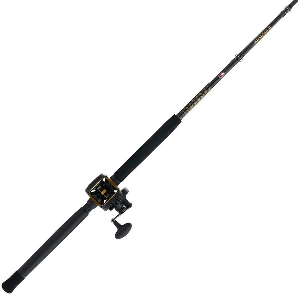 PENN Squall II Lever Drag Fishing Rod & Reel Combo