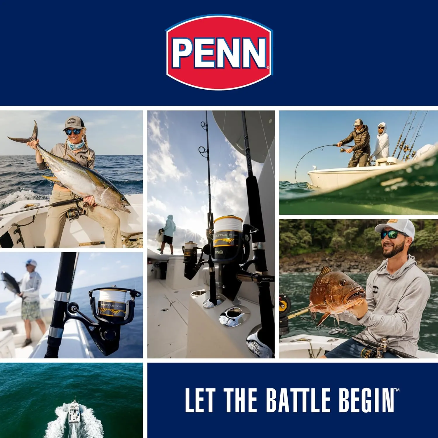 PENN Wrath II Spinning Reel and Fishing Rod Combo