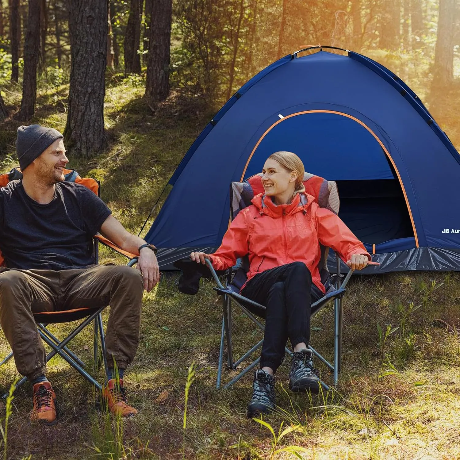 Person Tent Waterproof Windproof Family Tents Camping Tents Backpacking Tent for Portable Camping with Carry Bag