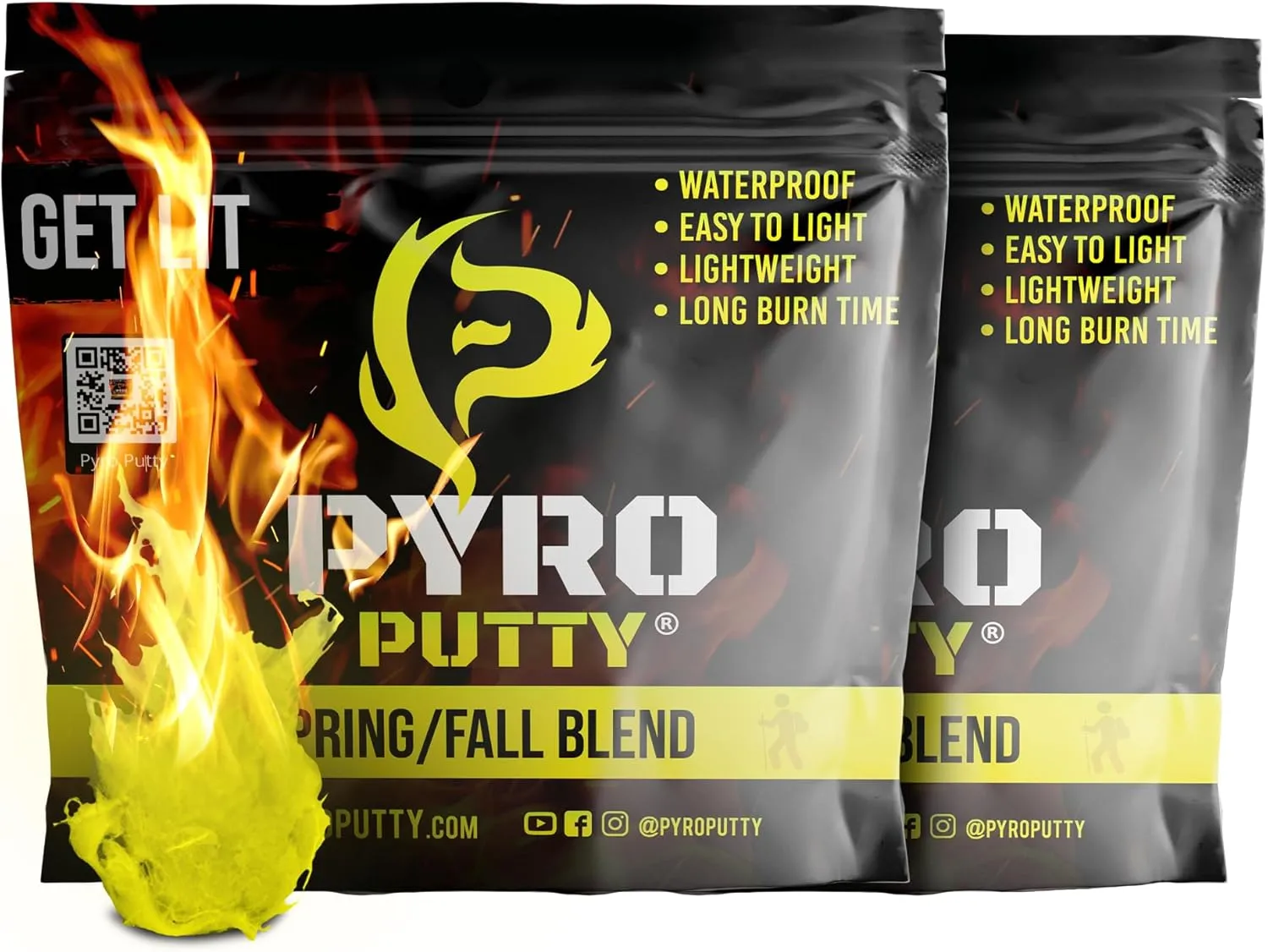 Phone Skope Pyro Putty: Waterproof Survival Fire Starter for Emergency Preparedness, Fire Starters for Campfires - Survival Gear and Supplies