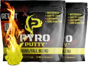 Phone Skope Pyro Putty: Waterproof Survival Fire Starter for Emergency Preparedness, Fire Starters for Campfires - Survival Gear and Supplies