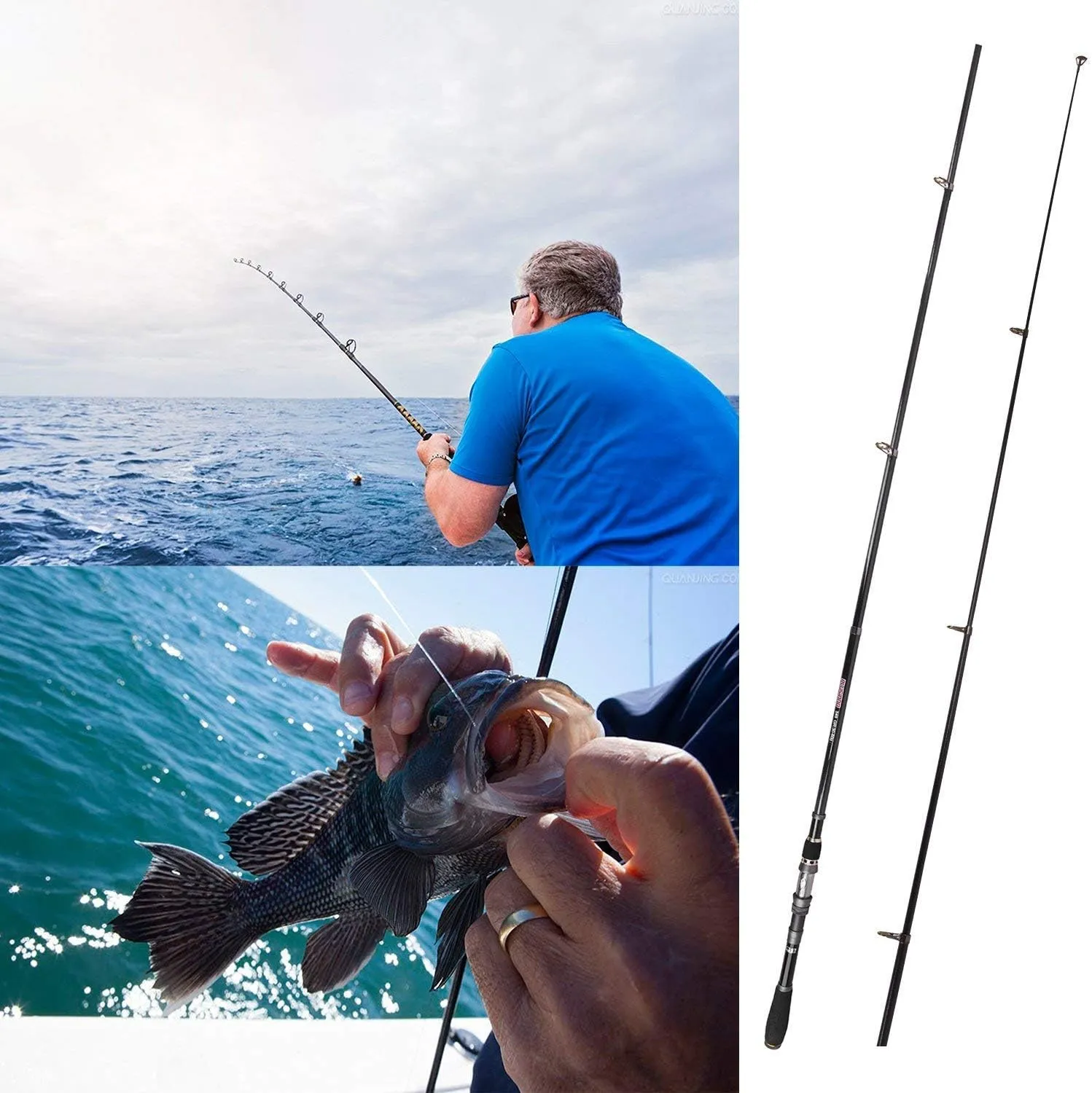 PLUSINNO Fishing Rod, Telescopic Fishing Rod and Reel Combo, Collapsible Travel Fishing Pole Rod Starter Kit, Carbon Fiber Fishing Rods and 12  1 Bearings Stainless Steel, Fishing Gifts for Men Adults
