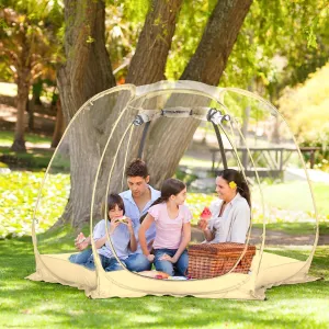 Pop Up Bubble Tent, 10' x 10' Instant Igloo Tent, Clear Dome Tent for Outdoor, Winter Waterproof (C-1001-6)