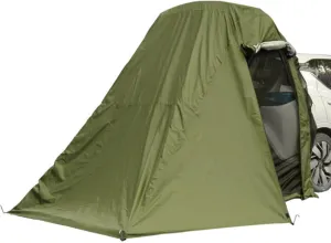 Pop-Up Cabin for Cars | SUV Tent | Tailgate Shade Awning Tent for Car Camping Road Trip Essentials - Car Camping Shelter with Zippered Entry