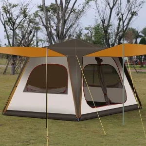 Pop Up Tent Family Camping Tent 5-8 Person Instant Backpacking Camping for Outdoor Beach Traveling Hiking Camping Hunting Fishing