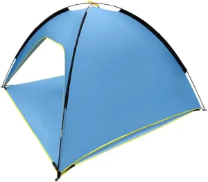 POPETPOP 1pc Spacious Outdoor Tent Quick Opening Sided Rainproof Tent for Camping Hiking Lightweight Polyester Uv Ventilated Design Easy Setup Family Boys and Girls Friendly