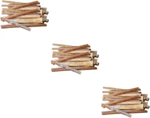 POPETPOP 3pcs 1 Wood Sticks for Camping Natural Firewood Dried Natural Firelighters BBQ Camping Fire Making Wood Portable Outdoor Fire Ignition Tools