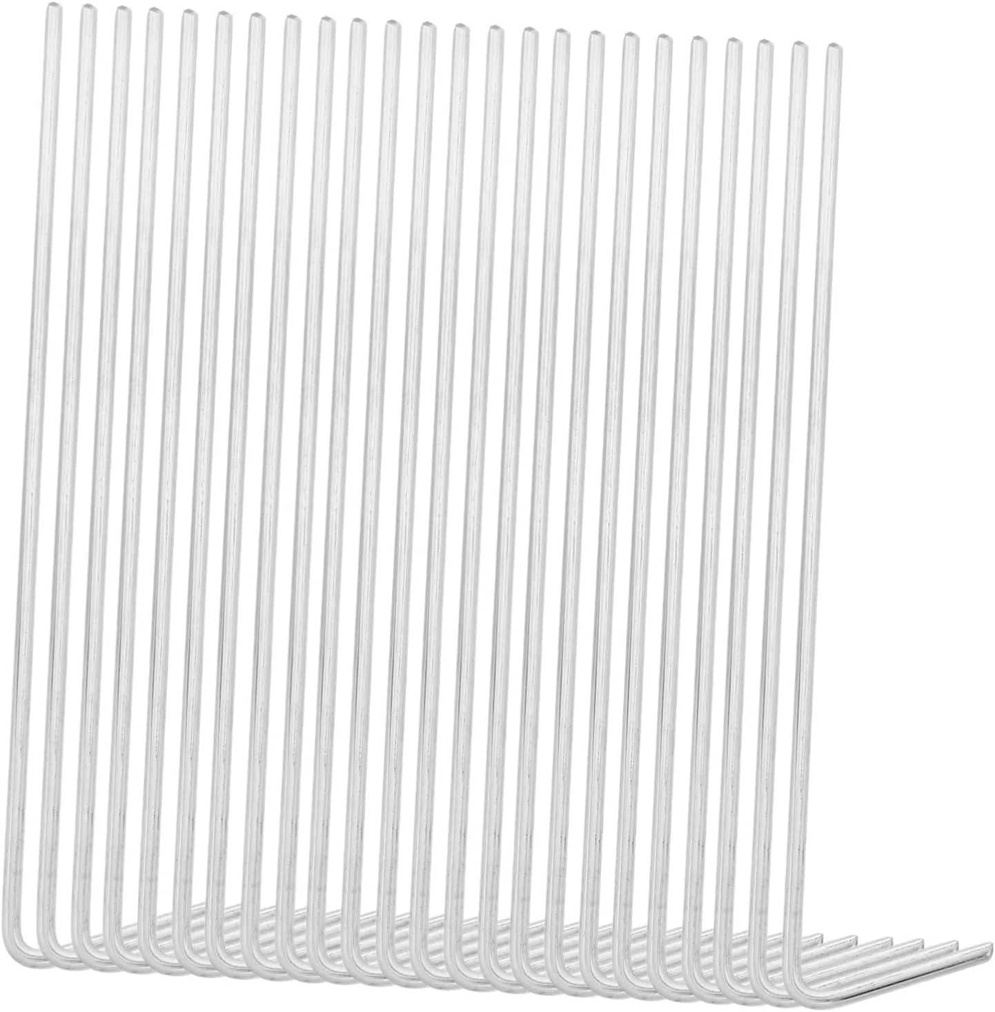 POPETPOP Camping Tent Stakes 30pcs Ultralight Heavy Duty Iron Ground Pegs for Outdoor Beach Garden Canopy Tarp