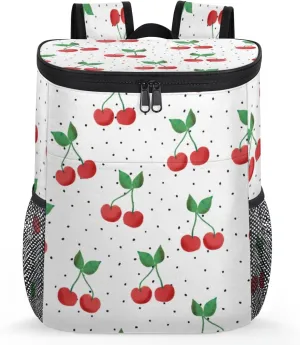 Poppy Daisy Flowers Camping Cooler Backpack Insulated Leak Proof Travel Cooler Bag Portable Lightweight Drink Beer Bag Waterproof Ice Chest Backpack for Men Women Beach Picnic Hiking