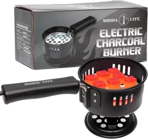 Portable Electric Charcoal Burner - 500W Fast Heating | Stainless Steel Hot Plate | Multi-Purpose Charcoal Starter Stove for Indoor/Outdoor Camping Grill BBQ | Overheat Protection - Kitchen