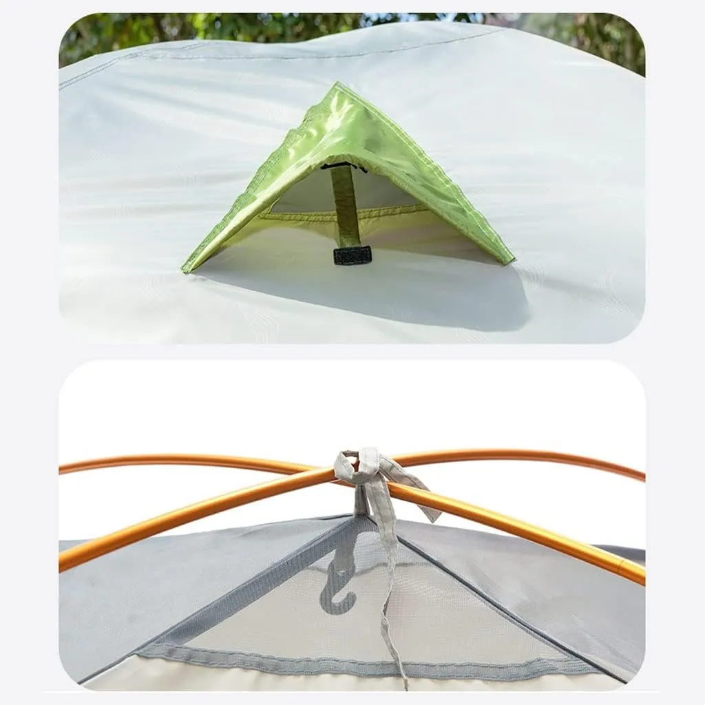 Portable Lightweight Backpackitent 2-3 Season Ultralight Waterproof Campitent, Large Size Easy Setup Tent for Family, Outdoor, Hikiand Mountaineering (a 2 Person)