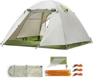 Portable Lightweight Backpackitent 2-3 Season Ultralight Waterproof Campitent, Large Size Easy Setup Tent for Family, Outdoor, Hikiand Mountaineering (a 2 Person)