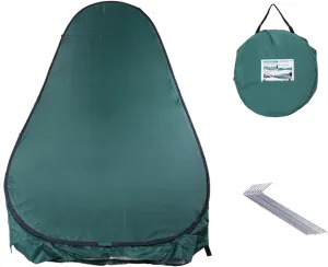 Portable Pop Up Privacy Shower Tent with Screen Window, Foldable Outdoor Camping Bathroom Tent for Adults, Camping Bathroom Toilet Dressing Fitting Room Privacy Shelter Tent for Hiking, Beach,Green