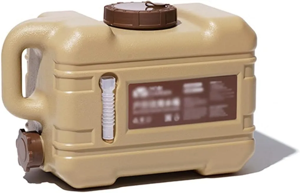 Portable Water Containers Jug, Camping Water Container with Spigot, Portable Water Storage Camp Water Jug for Camping Outdoor Hiking(13L)