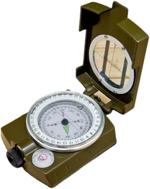 Precise and Stable Metal Luminous Outdoor Compass, Geological Activities, Hiking, Exploration, Hunting Necessary Sharps
