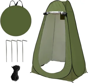 Privacy Shower Tent, Pop up Portable Camping Tent, Outdoor Toilet Changing Dressing Room, Instant Privacy Shelter for Picnic Waterproof Bathroom
