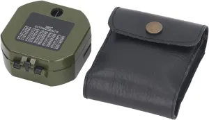 Professional Outdoor Compass with Inclinometer - High Accuracy Navigation Tool with Zinc Alloy Shell and Luminous Dial for Hiking and Survival Situations