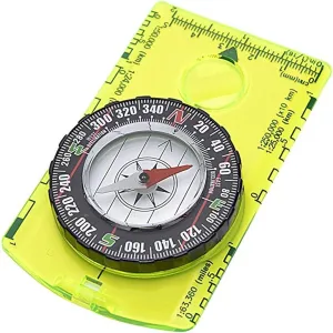 Professional Outdoor Compass with Rotating Bezel, Magnifying Glass, and Inclinometer – Reliable Navigation Tool for Hiking, Climbing, and Adventure
