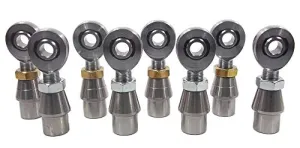 QSC 1/2 X 5/8-18 Chromoly 4-Link Rod End Kit with Bungs .120 Wall, Rod End, Heim Joint