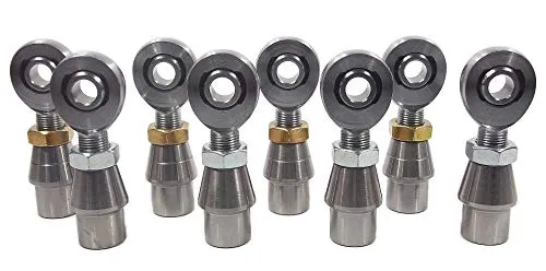 QSC 1/2 X 5/8-18 Chromoly 4-Link Rod End Kit with Bungs .120 Wall, Rod End, Heim Joint