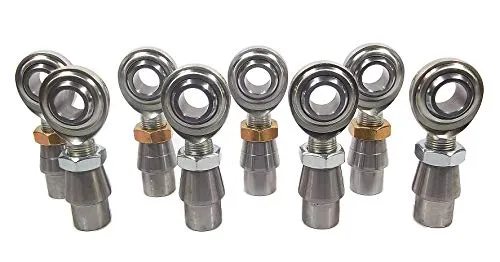QSC 3/4 X 3/4-16 Economy 4-Link Rod End Kit with Bungs .095 Wall, Rod End, Heim Joint