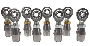QSC 5/8 X 3/4-16 Economy 4-Link Rod End Kit with Bungs .095 Wall, Rod End, Heim Joint
