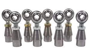QSC 7/16 X 7/16-20 Economy 4-Link Rod End Kit with Bungs .065 Wall, Rod End, Heim Joint