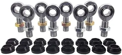 QSC 7/8 X 7/8-14 Chromoly 4-Link Rod End Kit with 7/8 Aluminum Cone Spacers, Rod End, Heim Joint