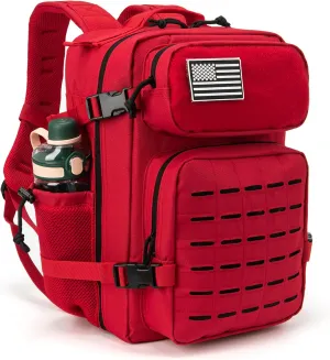 QT&QY 25L/35L/45L Military Tactical Backpack For Men Molle Daypack 3 Day Bug Out Bag Hiking Rucksack With Bottle Holder