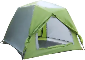 Qtqgoitem Outdoor Sun Shelter Water Resistant Pop-Up Instant Camping Tent 5-8 Person 220 x 220 x 170cm Green (Model: fc3 d3e 126 973 ab0)