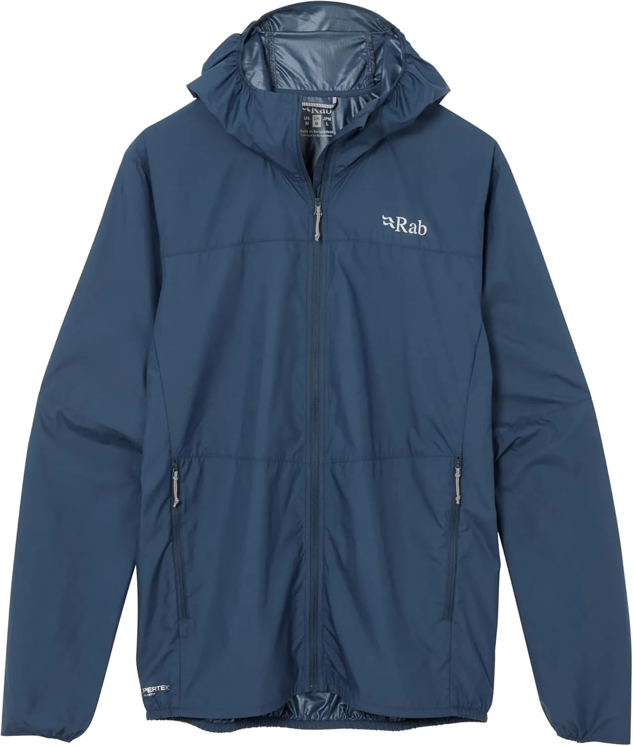 Rab Men's Windgather Hoody - Ultralight Windproof Shell Jacket for Hiking, Trail Running & Climbing
