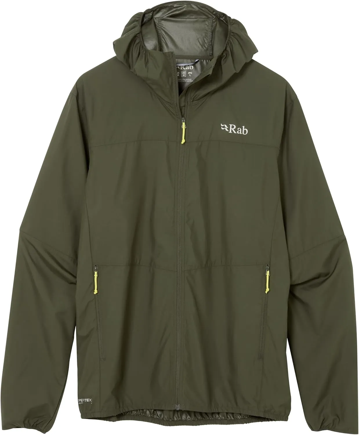 Rab Men's Windgather Hoody - Ultralight Windproof Shell Jacket for Hiking, Trail Running & Climbing