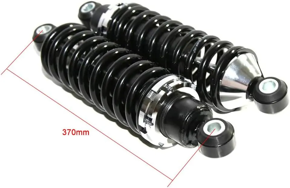 Rear Street Rod Coil Over Shock Black Coated Spring (Spring Rate 200Pound)