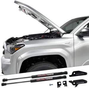 Redline Tuning 21-27022-02 Hood QuickLIFT Plus System Compatible with (Toyota Tacoma 2024 ) & (4Runner 2025 ) No Drilling Required - All Black Components