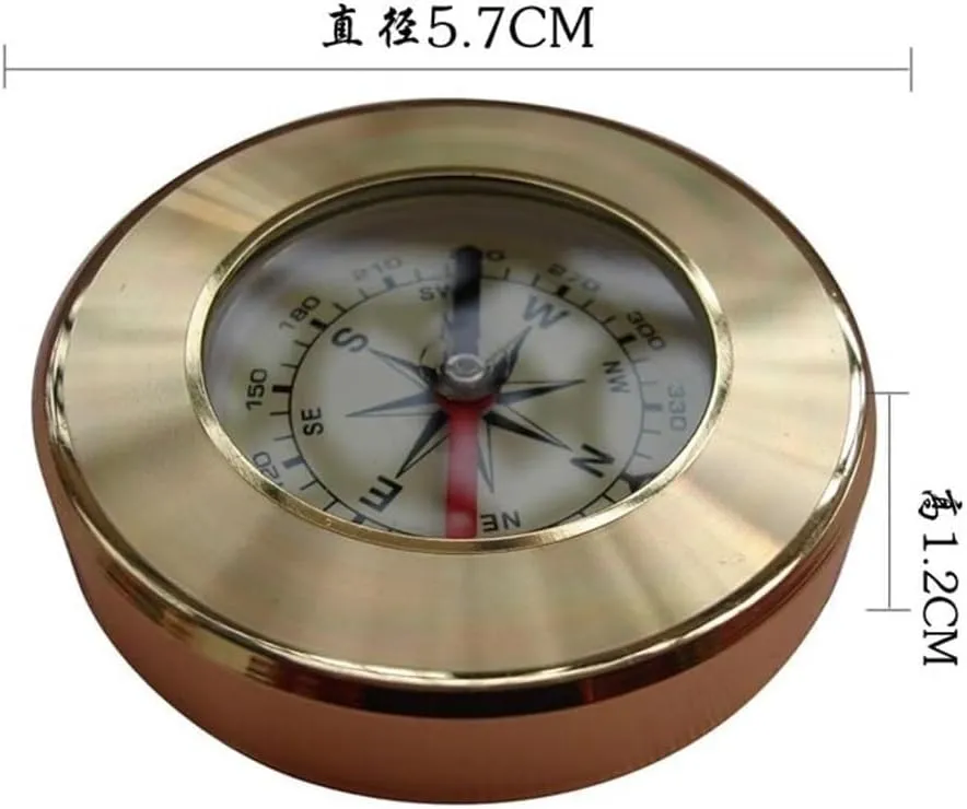 Refers to The North Needle Compass Compass Gold Luminous Outdoor Compass Luminous Metal