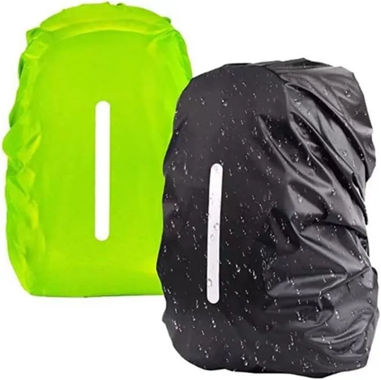 Reflective Waterproof Backpack Rain Cover Outdoor Sport Cycling Night Safety Light Raincover Case Bag Cover for Hiking Camping