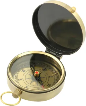 Retro Flip Portable Compass, Suitable for Outdoor Activities Such as Hiking, Camping and Exploring