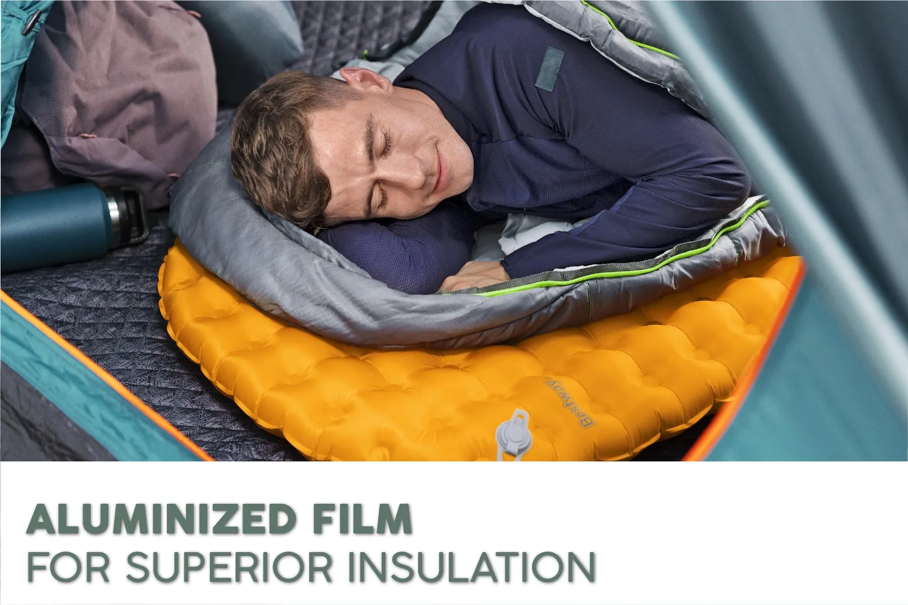 RidgeLite Ultra-Light Insulated Cold Weather Sleeping Pad - Large