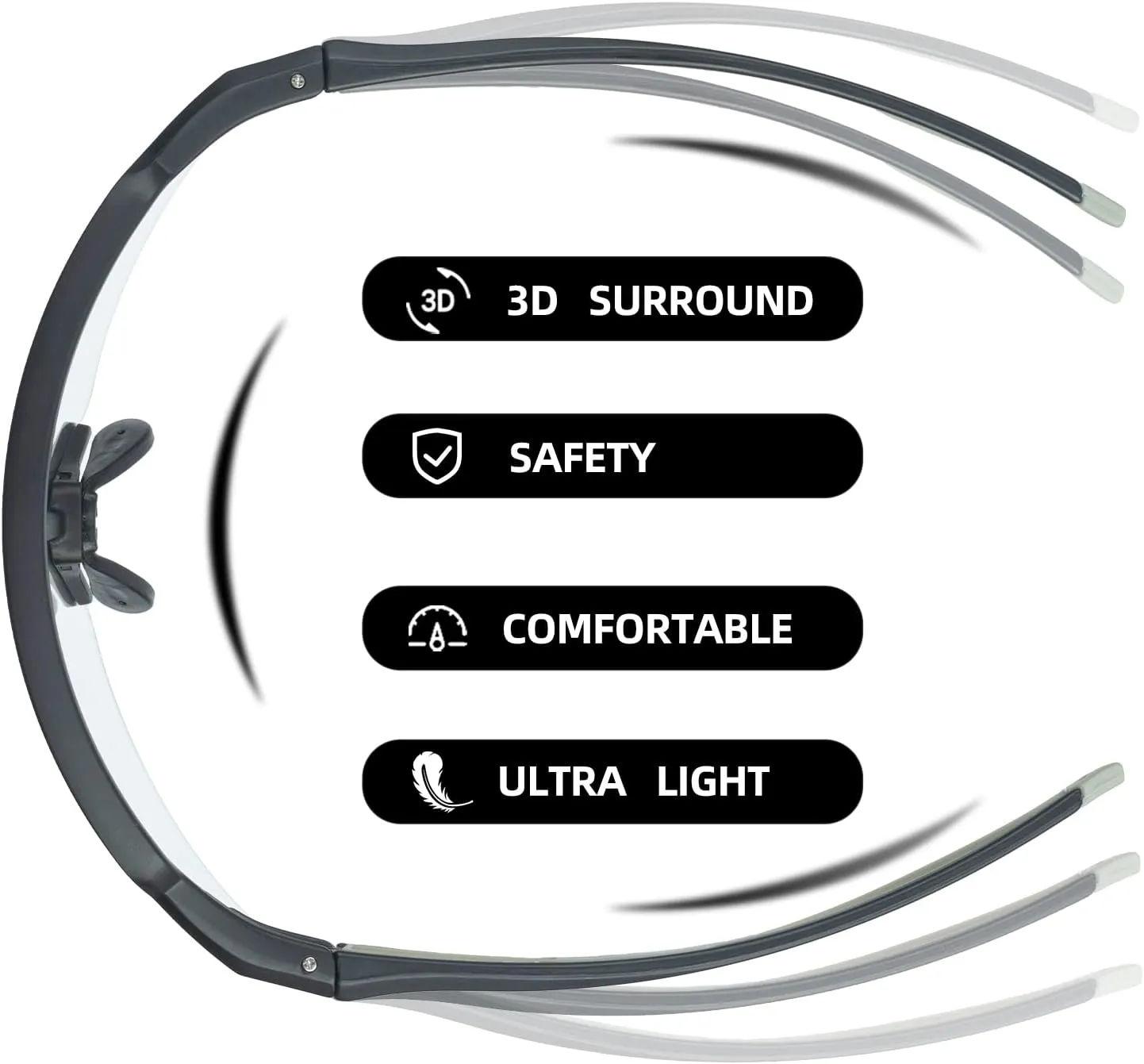 ROCKBROS Photochromic Sports Sunglasses for Men Women Cycling UV Protection