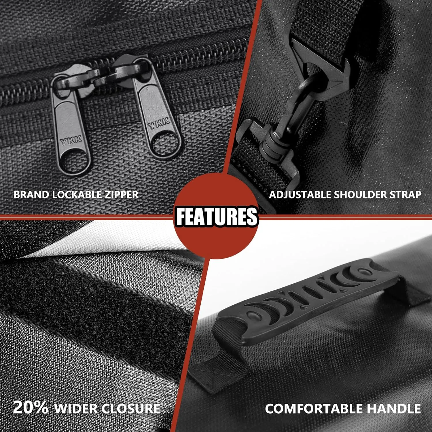 ROLOWAY Large Fireproof Bag 5200°F Heat Insulated (17 x 12 x 5.8 inches), Fireproof Document Bag with Fireproof Money Bag for Cash Safe, Fireproof Document Box, Fireproof Safe Bag for Document Safe