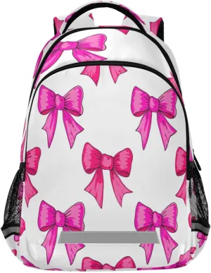 Rose Pink Design Waterproof Backpack - Casual Outdoor Sports Daypack with Ergonomic Shoulder Straps#453
