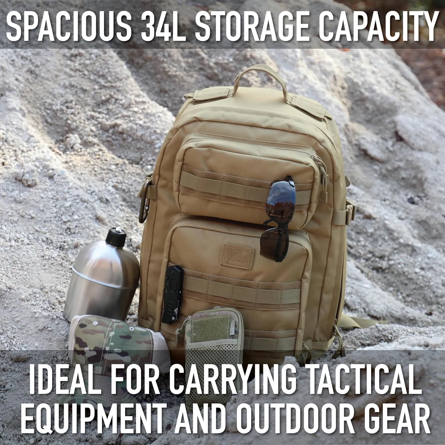 Rothco 22971: Midnight Camo Fast Mover Tactical Backpack