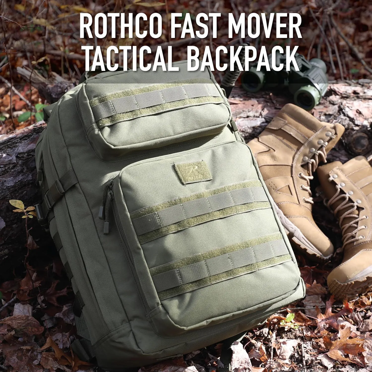 Rothco 22971: Midnight Camo Fast Mover Tactical Backpack