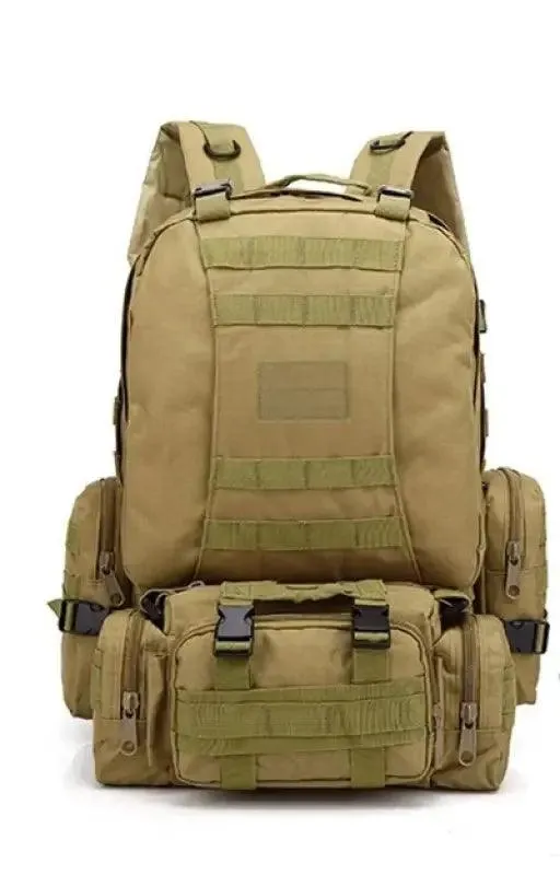 Rugged 55L 4-in-1 Tactical Backpack