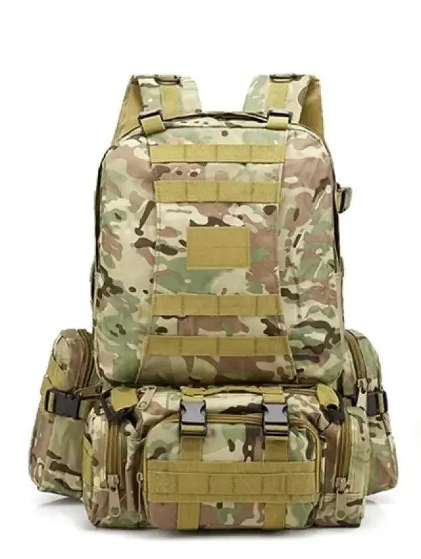 Rugged 55L 4-in-1 Tactical Backpack