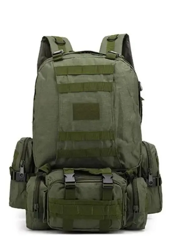 Rugged 55L 4-in-1 Tactical Backpack