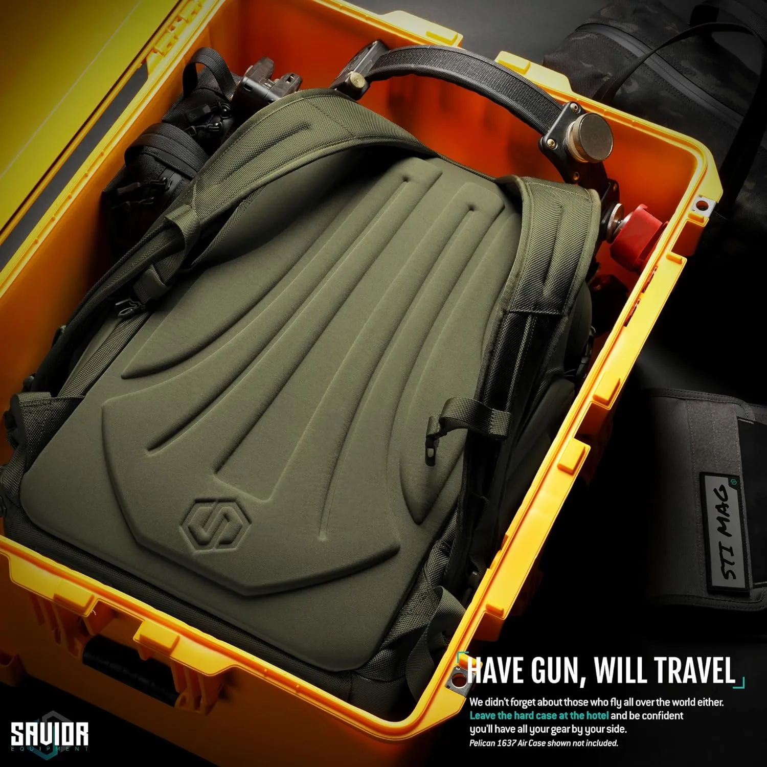 Savior Equipment Pro SEMA Tactical Backpack Competition Shooter 3 Pistol Sleeve